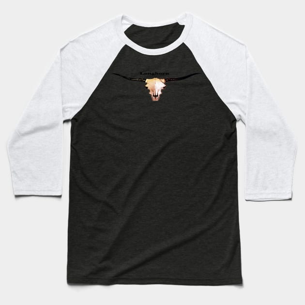 The Longhorn Bull Baseball T-Shirt by Andyt